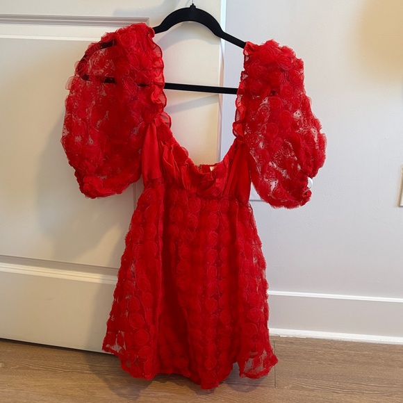 For Love And Lemons Dresses & Skirts - For Love And Lemons Vibrant Red Kids Dress